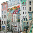 魁北克城大壁畫