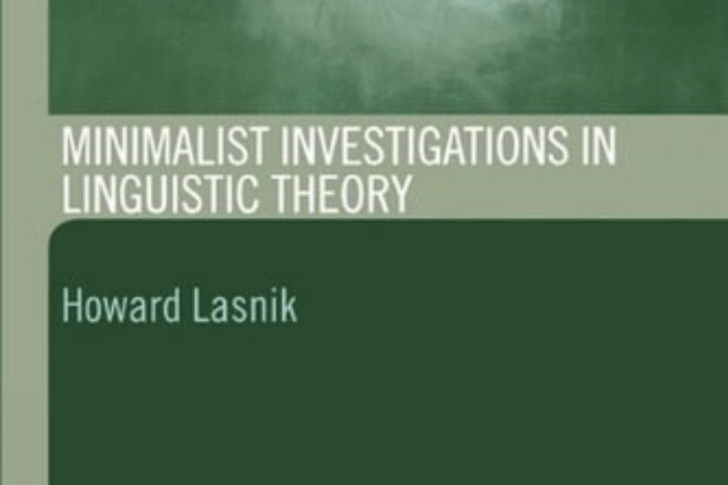 Minimalist Investgtn Ling Theory Minimalist Investgtn Ling Theory