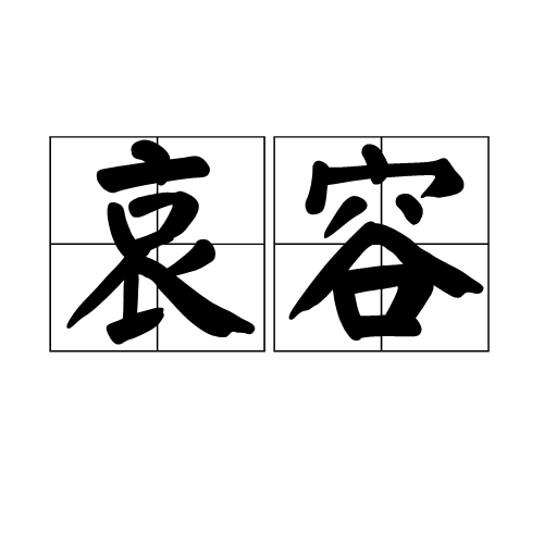 哀容 哀容