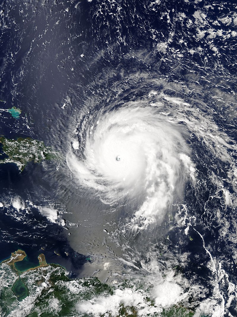 颶風厄瑪 衛星雲圖