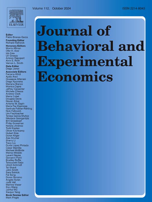 Journal of Behavioral and Experimental Economics Journal of Behavioral and Experimental Economics