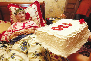130歲生日的安季薩·赫維恰娃