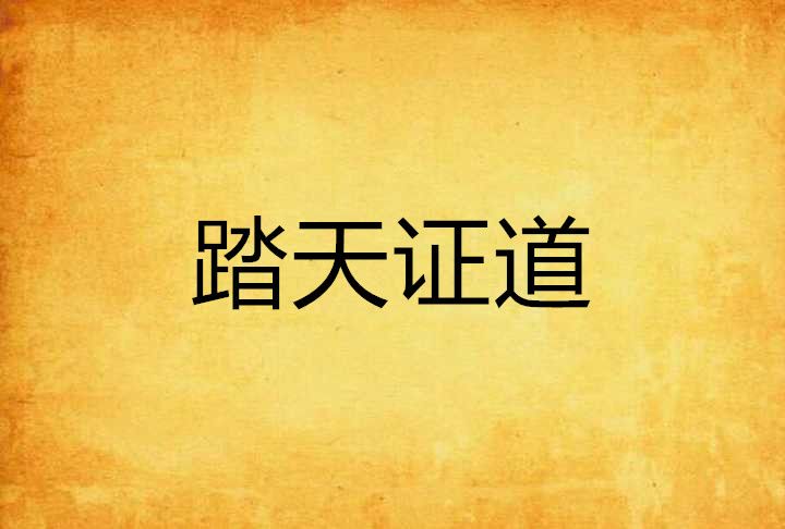 踏天證道 踏天證道