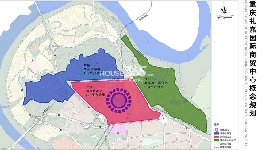 重慶禮嘉國際商貿中心概念規劃