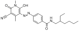 4-[（5-氰基-1,6-二氫-2-羥基-1,4-二甲基-6-氧代-3-吡啶基）偶氯]-N-（2-乙基己基）-苯甲醯胺