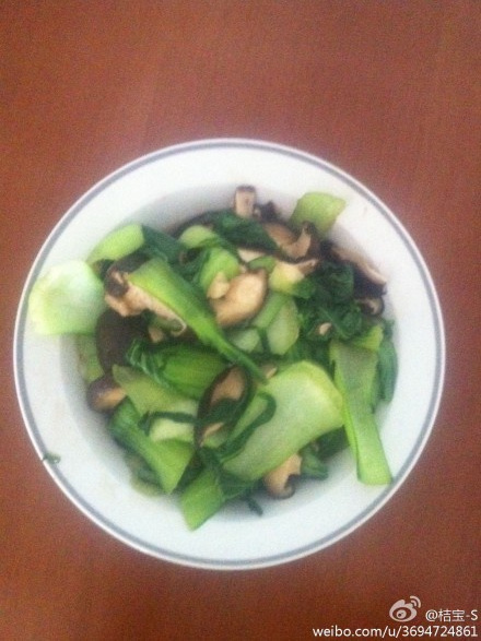 香菇油菜絕配 香菇油菜絕配