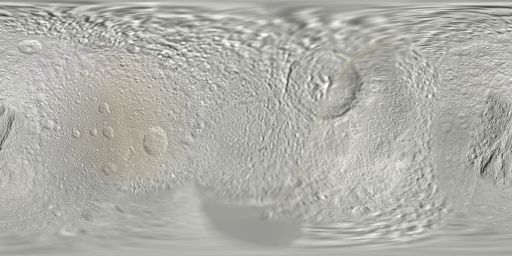 土衛三表面圖片