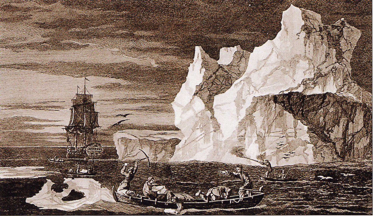 庫克船長駛入南極 威廉·霍奇斯繪製