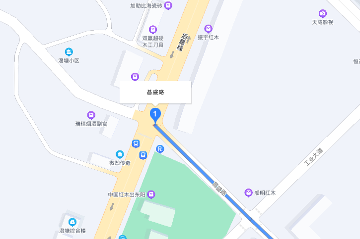 昌盛路(浙江省東陽市橫店鎮工業園區東西向幹道) 昌盛路(浙江省東陽市橫店鎮工業園區東西向幹道)