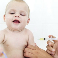 初生嬰兒接種圖