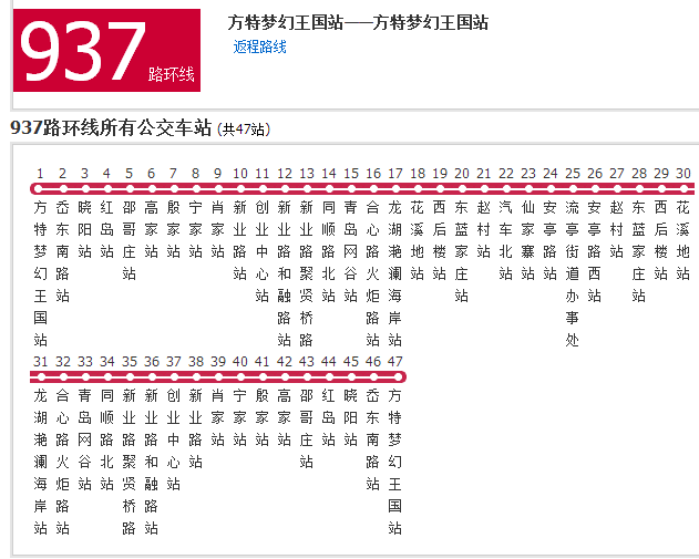 青島公交937路 青島公交937路