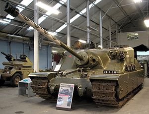 英國博文頓坦克博物館中的土龜坦克