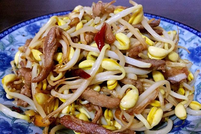 豆芽肉絲 豆芽肉絲
