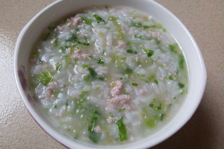 生菜肉片粥 生菜肉片粥