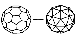 圖4(a)  截頂二十面體與其對偶六十面體