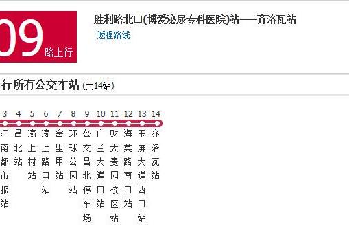 南昌公交309路 南昌公交309路