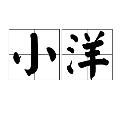 小洋(漢語詞語) 小洋(漢語詞語)