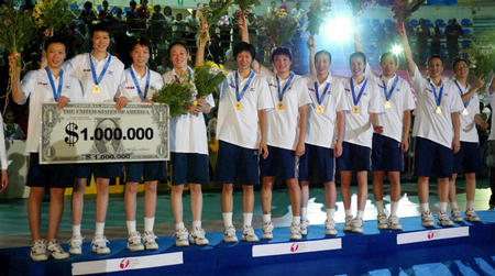 中國女排首次奪得大獎賽冠軍