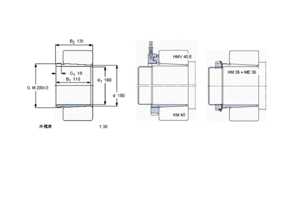 SKF AH24038軸承 SKF AH24038軸承