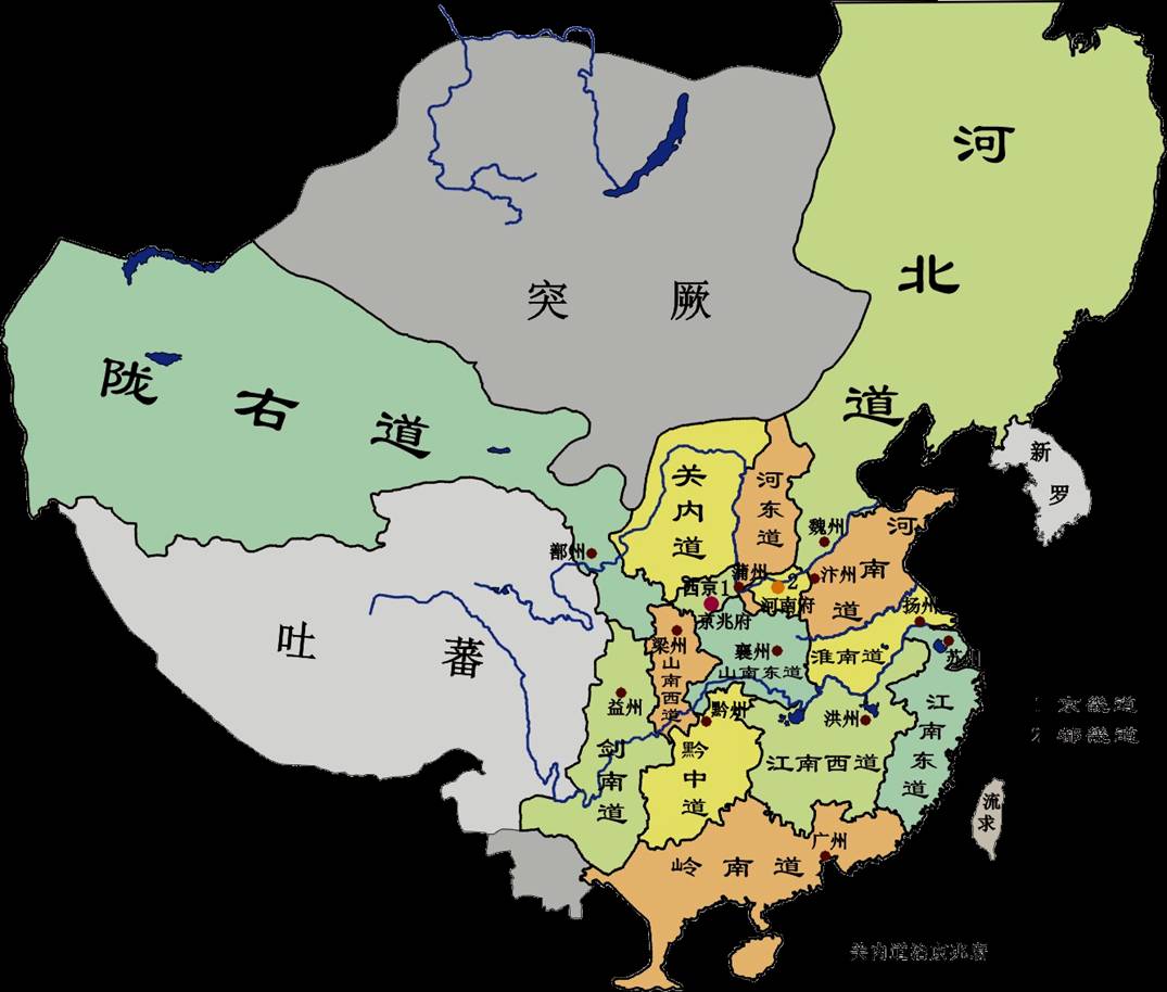 唐朝地圖