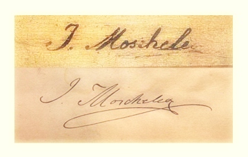 Ignaz Moscheles (1794～1870),Signature