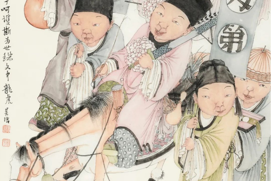 折桂(吳浩國畫作品) 折桂(吳浩國畫作品)