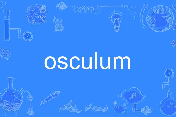 osculum osculum