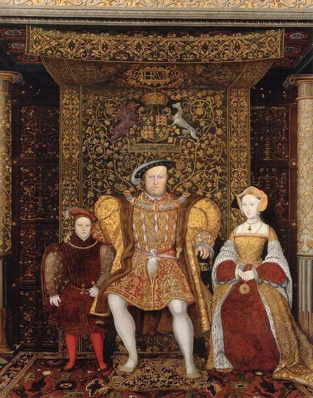 亨利八世與第三任妻子生下了兒子愛德華六世