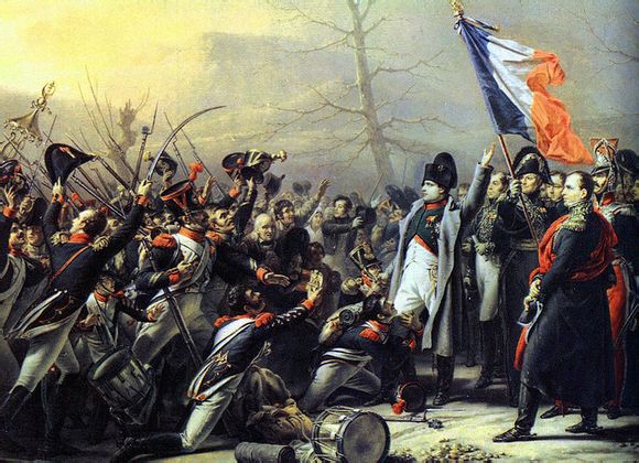 法軍官兵熱烈歡迎拿破崙回歸