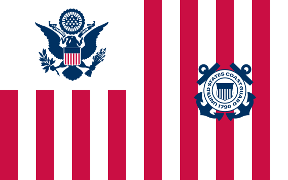 美國海岸警衛隊的艦旗（ensign）