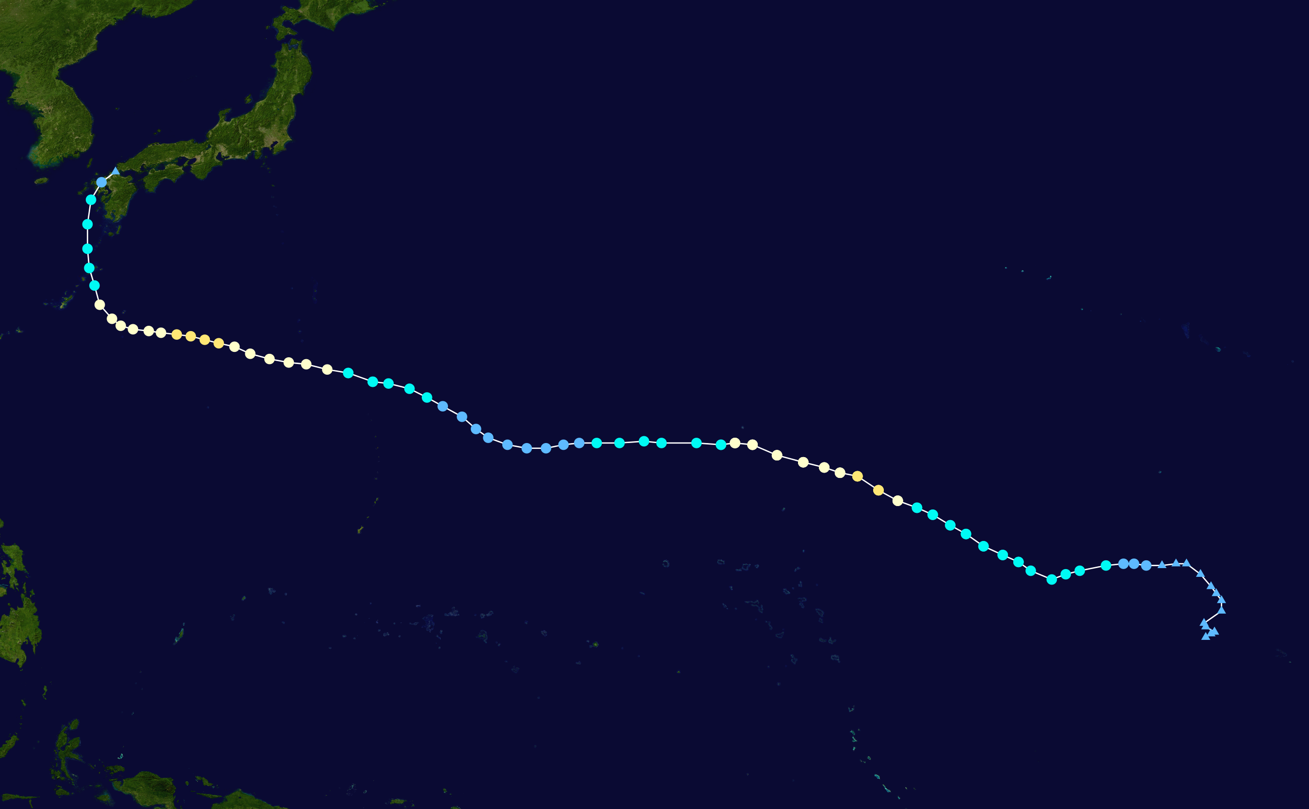 颱風哈洛拉    路徑圖