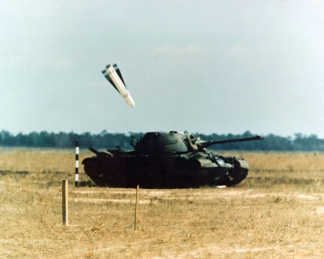 AGM-65對M48坦克測試燃燒（1978）