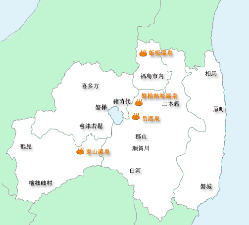 日本富島(福島)地圖