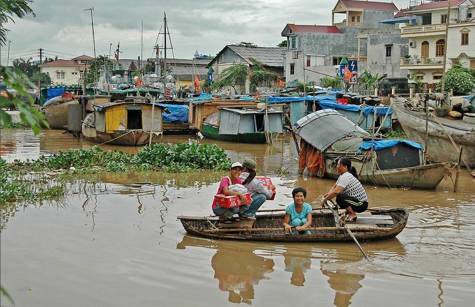 越南紅河水上人家