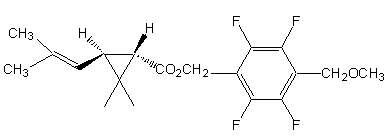 四氟甲醚菊酯結構式