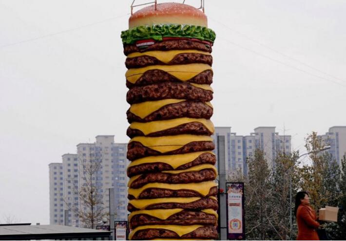 世界最大漢堡模型