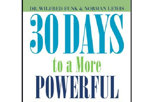 30 Days to a More Powerful Vocabulary 30 Days to a More Powerful Vocabulary