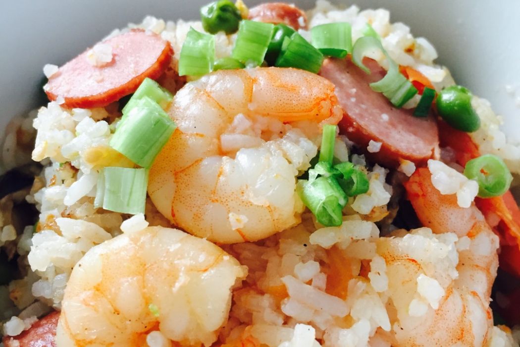 鮮蝦臘腸飯 鮮蝦臘腸飯