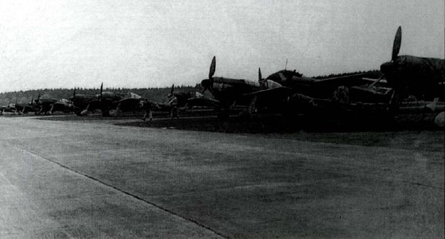 JG 51在戰爭末期使用的飛機