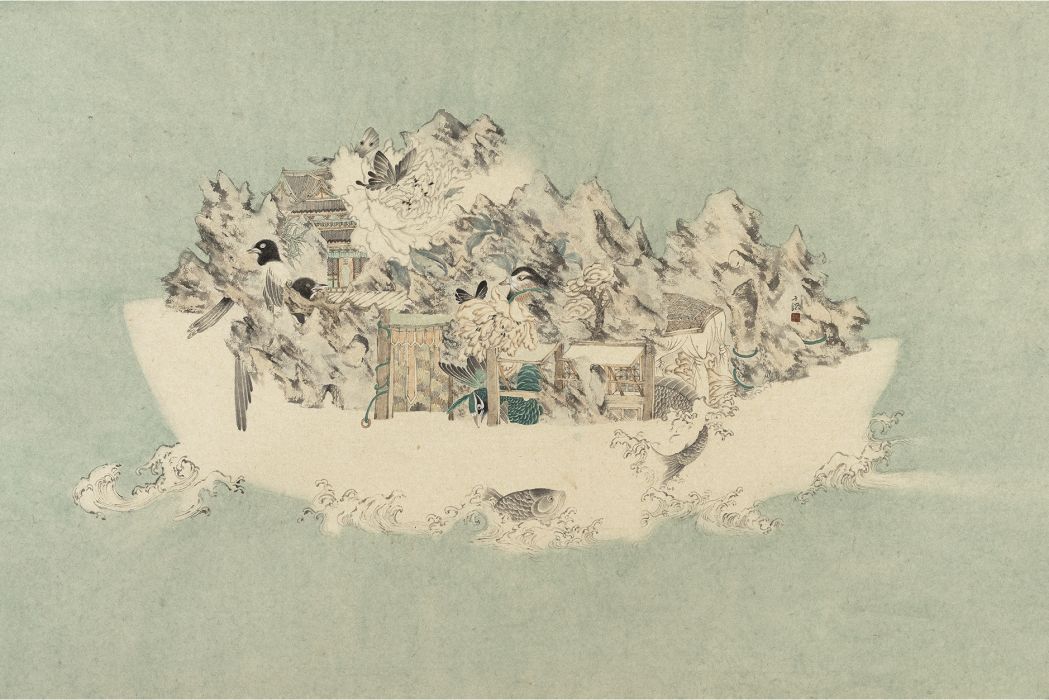 寶船(王子錕水墨畫作品) 寶船(王子錕水墨畫作品)