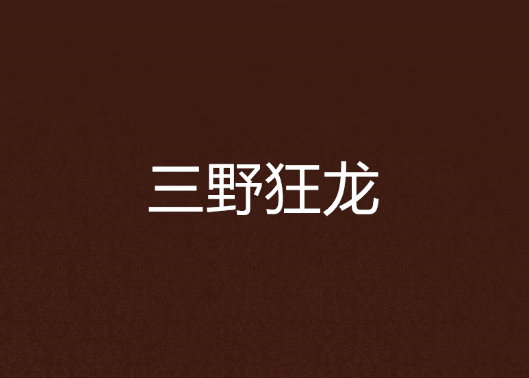 三野狂龍