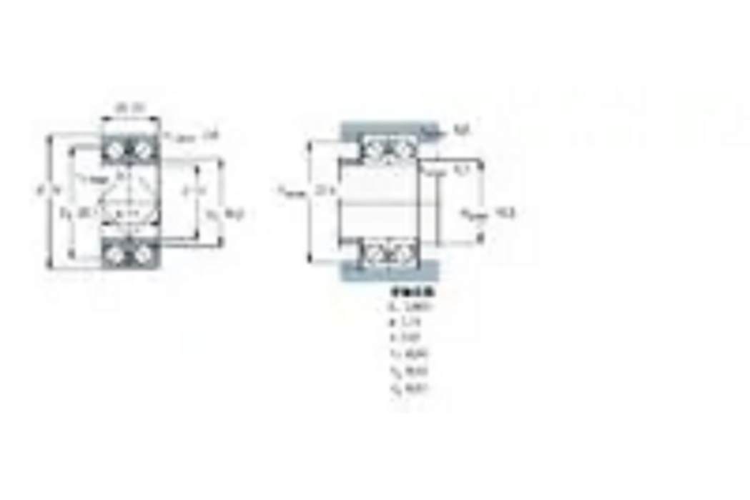 SKF 2*7201BEGAP軸承(SKF 2×7201BEGAP軸承)