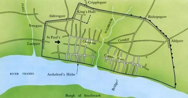 盎格魯-撒克遜時代的倫敦地圖