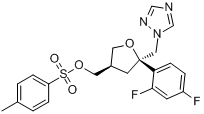 (5R-cis)-甲苯-4-磺酸5-（2,4-二氟苯基）-5-（1H-1,2,4-三氮唑-1-基）甲基四氫呋喃-3-基甲基酯