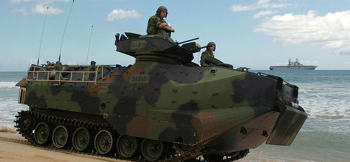 美國LVTP履帶式兩棲裝甲戰車