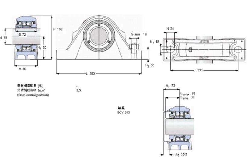 SKF SYNT65LW軸承 SKF SYNT65LW軸承