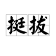 挺拔 挺拔