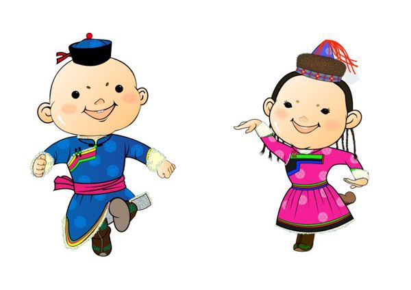 蒙古彩娃 蒙古彩娃
