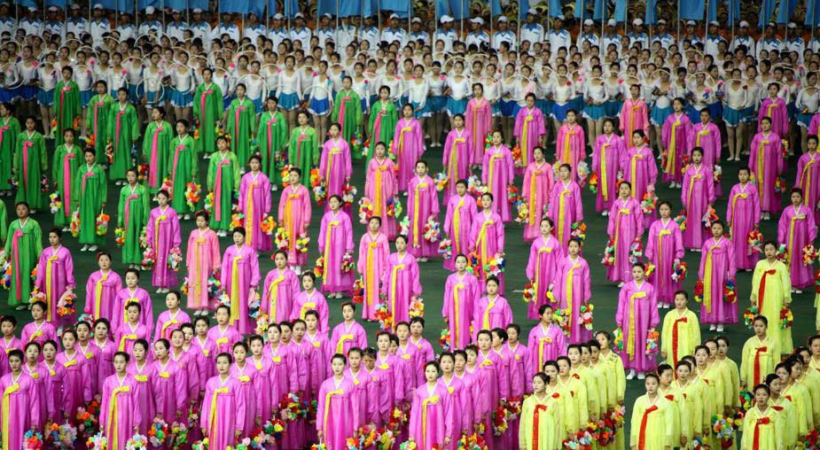 朝鮮平壤大型團體操