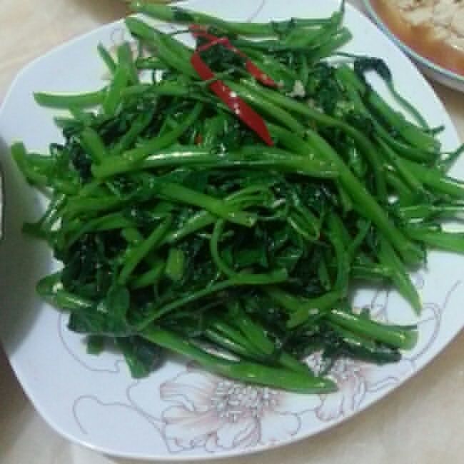 炒通心菜 炒通心菜